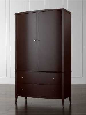 Colette Espresso Armoire