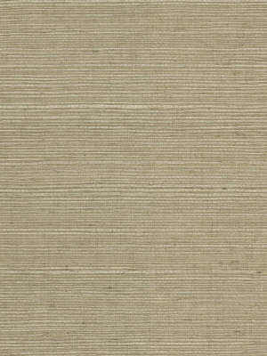 Sisal Grasscloth Wallpaper In Wheat Grass From The Luxe Retreat Collection By Seabrook Wallcoverings