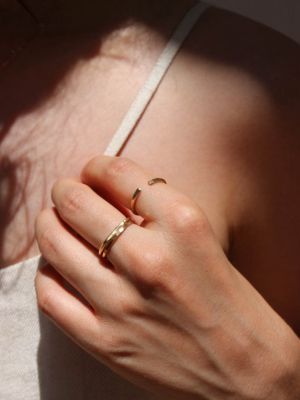 Wishbone Ring | Gold & Silver