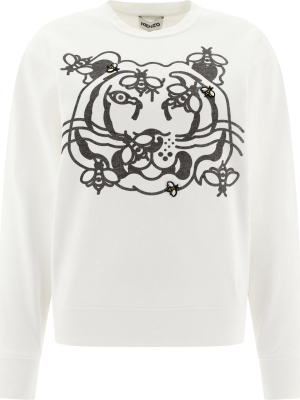 Kenzo Bee-a-tiger Print Sweatshirt