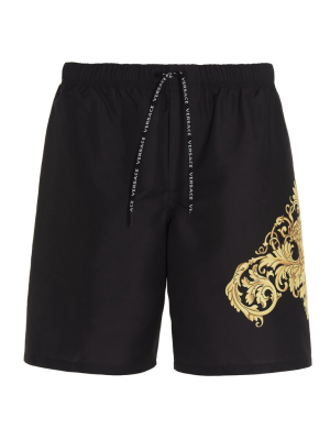 Versace Barocco Print Swimming Shorts