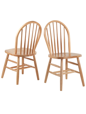 2pc Set Windsor Chair - Winsome