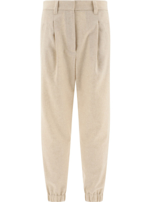 Brunello Cucinelli Cuffed Tailored Pants