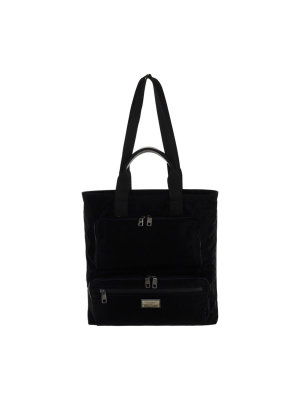 Dolce & Gabbana Sicilia Logo Tag Tote Bag