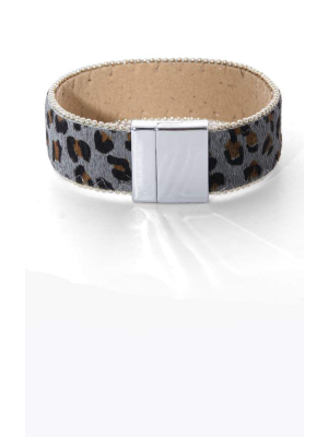 Roxy Leopard Leatherette Bracelet