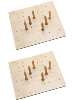 Rev-a-shelf Deep Drawer 9 Peg Board System For Drawers Up To 24 Inches (2 Pack)