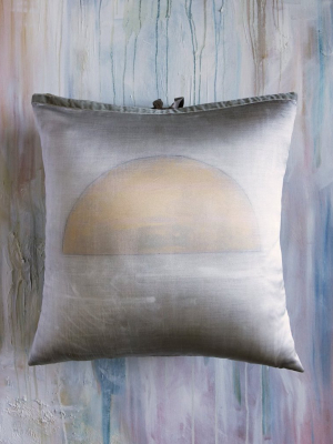 Silk Print Pillow Balance Study No 3