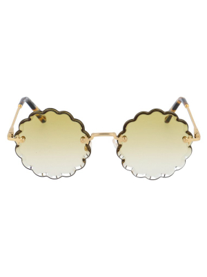 Chloé Eyewear Rosie Petite Flower Sunglasses