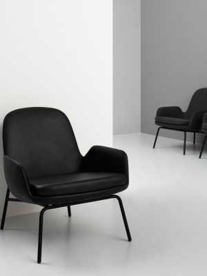 Era Lounge Chair: Low + Metal Base