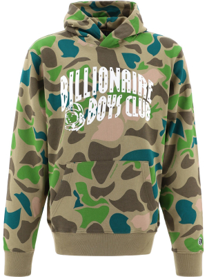 Billionaire Boys Club Arch Logo Print Camouflage Hoodie