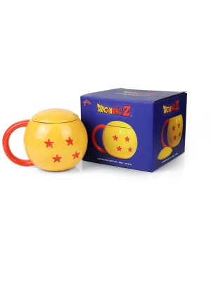 Dragon Ball Z 4-star Dragon Ball Ceramic Mug With Lid