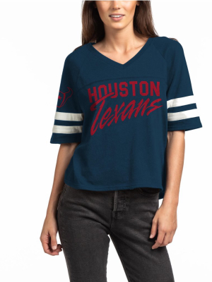 Womens Texans Vneck Tee