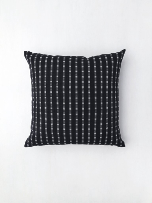 Smoke Lines Textured Cotton Pillow