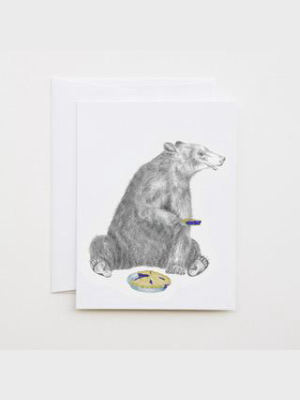 Greeting Card - Albert Finnegan Black Bear