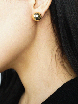 14k Ball Earring