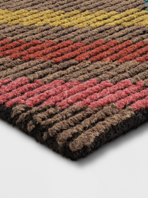 Geometric Wool Tufted Area Rug Pink/red/yellow - Opalhouse™