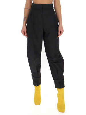 Alexander Mcqueen Cuffed Ankle Trousers