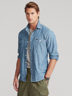 Classic Fit Chambray Shirt