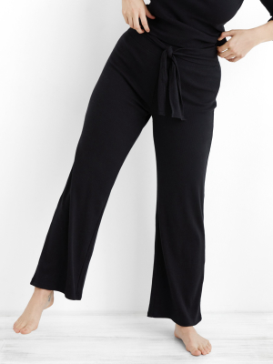 Aerie Ribbed Wide Leg Pant