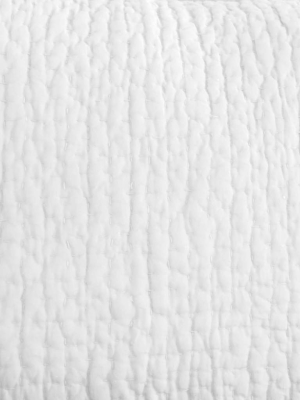 Danica Quilt, White