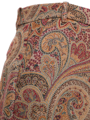 Etro Paisley Jacquard Shorts