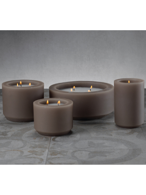 Naousa Bay Candle - Taupe