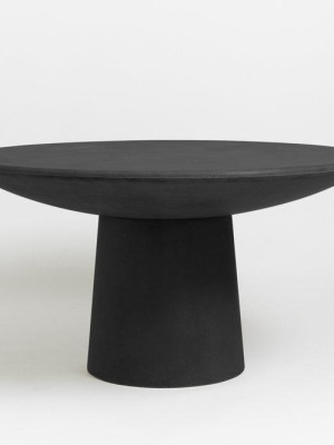 Roly-poly Dining Table / Charcoal