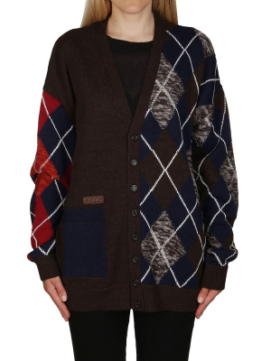 Dsquared2 Patchwork Panelled Cardigan