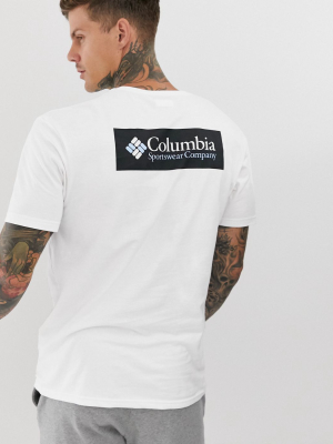 Columbia North Cascades Back Print T-shirt In White