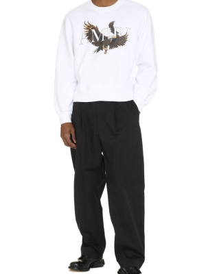 Amiri Logo Printed Crewneck Sweatshirt