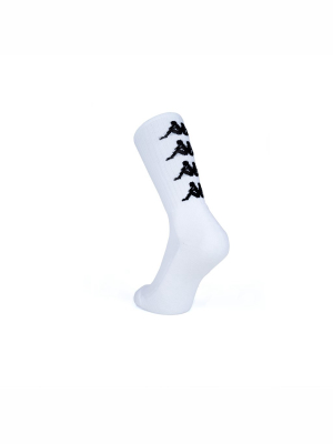 Authentic Amal 1 Pack Socks - White Black