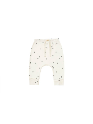 Quincy Mae Drawstring Pant In Ivory