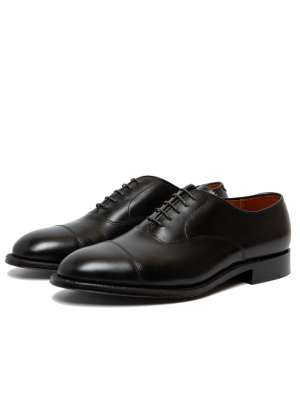 Alden Straight Tip Balmoral- Black Calfskin