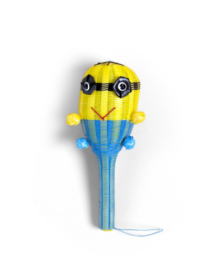 Minion Woven Baby Rattle