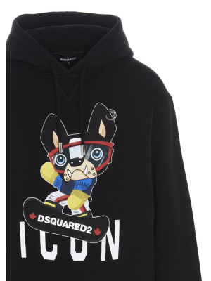 Dsquared2 Cartoon Print Hoodie