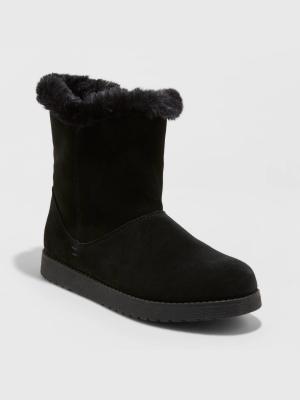 Women's Cat Mid Shearling Style Boots - Universal Thread™