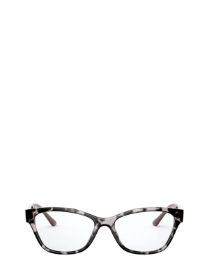 Prada Eyewear Oval Frame Glasses