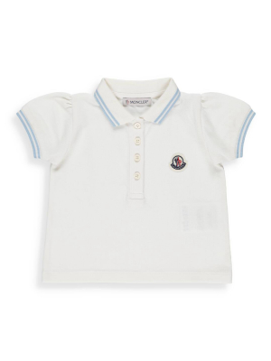 Moncler Enfant Logo Embroidered Polo Shirt