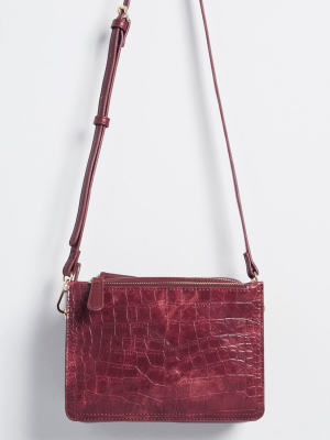 After While, Crocodile Crossbody Bag