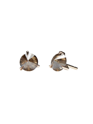 Brown Diamond Earrings