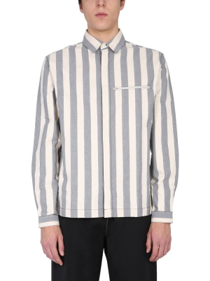 Sunnei Striped Button Up Shirt