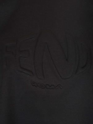 Fendi Logo Embossed T-shirt