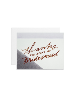 Dipped Thank You - Bridesmaid
