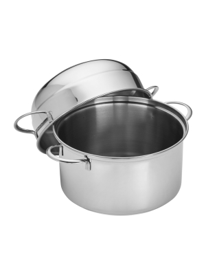 Demeyere Resto 3.2-qt Stainless Steel Mussel Pot