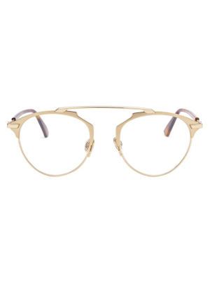 Dior Eyewear Round Frame Glasses