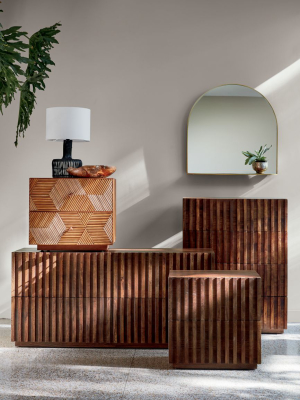 CB2 Parallel Wood Low Dresser - Autumn CB2 Parallel Wood Low Dresser - Autumn