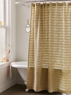 Winnie Eyelash Fringe Shower Curtain