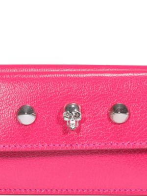 Alexander Mcqueen Skull Studded Wallet