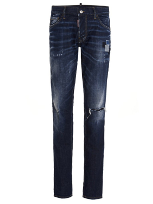 Dsquared2 Faded Slim-fit Jeans