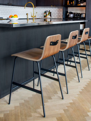 Lecture Stool In Walnut